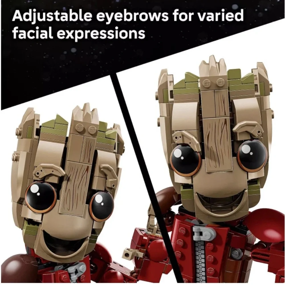 LEGO Marvel Ravager Groot Building Set - Red/Brown 76341 604Pcs 10+ NIB Sealed